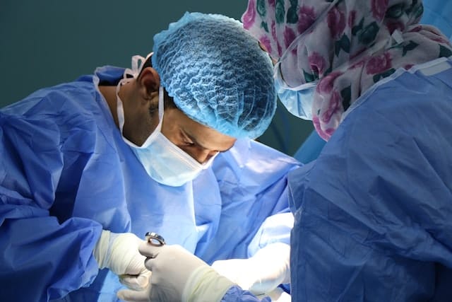 Doctor Performing A Surgery